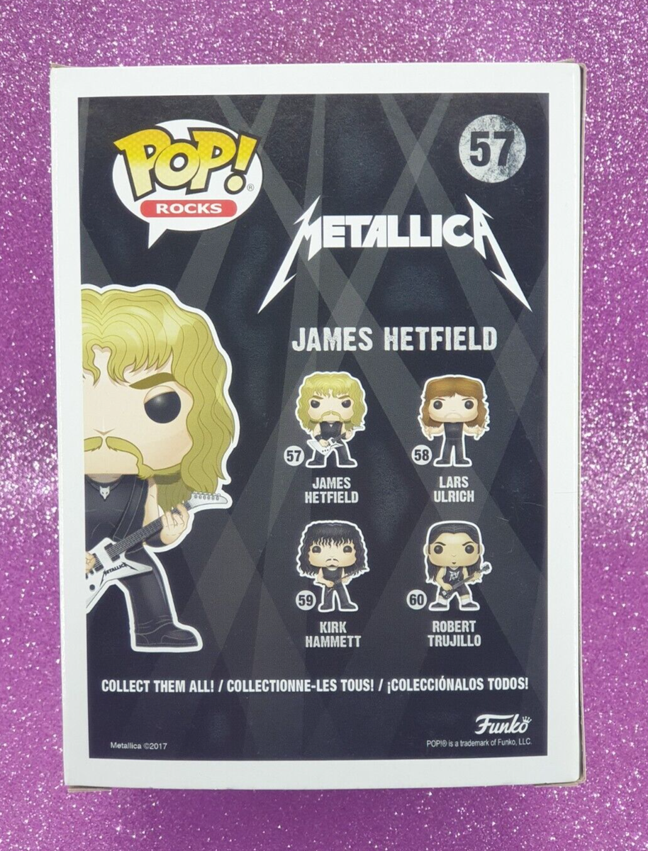 FUNKO POP ROCKS METALLICA #57 JAMES HETFIELD VAULTED VINYL FIGURE