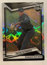 2022 Elite Extra Edition Base Prime Numbers B #3 Kumar Rocker /65