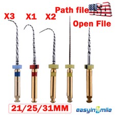 25MM X3 Files Dental Endo Rotary Files NITI Engine File root canal files 5pcs