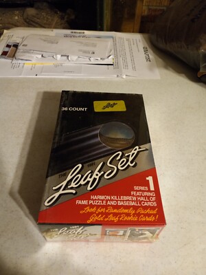1991 Leaf Baseball Series 1 Wax Box
