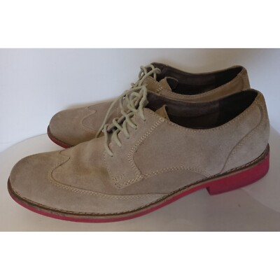 Cole Haan Men\'s Drake Suede Wingtip Oxfords C11216 Size 9 s-l1200.jpg main image 2