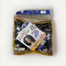 Shake N Go FreeTress Braid 2x Wang Curl 1b  Crochet