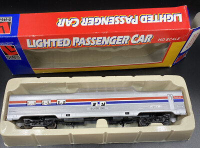 Like-Like Amtrak Lighted Passenger Diner Car #8090 Lights Tested