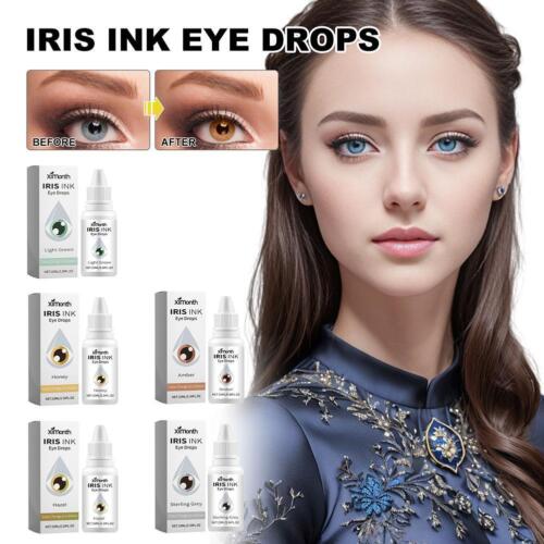 IrisInk Eye Drops RisInk Color Changing Eye Drops, Accnge Eye Color Brighten - Picture 1 of 28