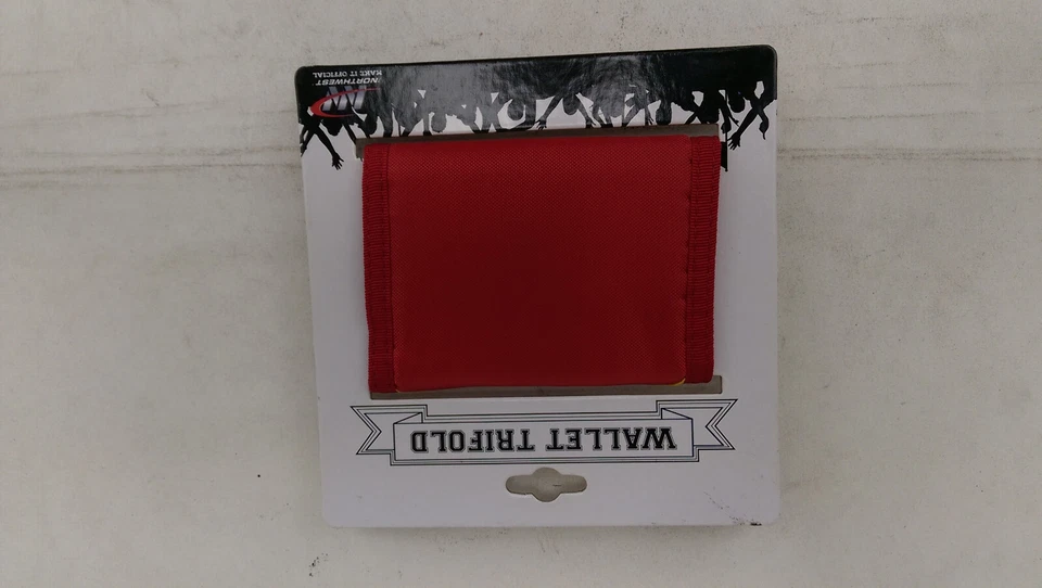 Nova Carteira Tripla de Nylon Vermelha Licenciada pela NCAA Bolso Transparente USC Trojans - Imagem 2 de 4