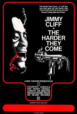 THE HARDER THEY COME Movie POSTER 27x40 B Jimmy Cliff Janet