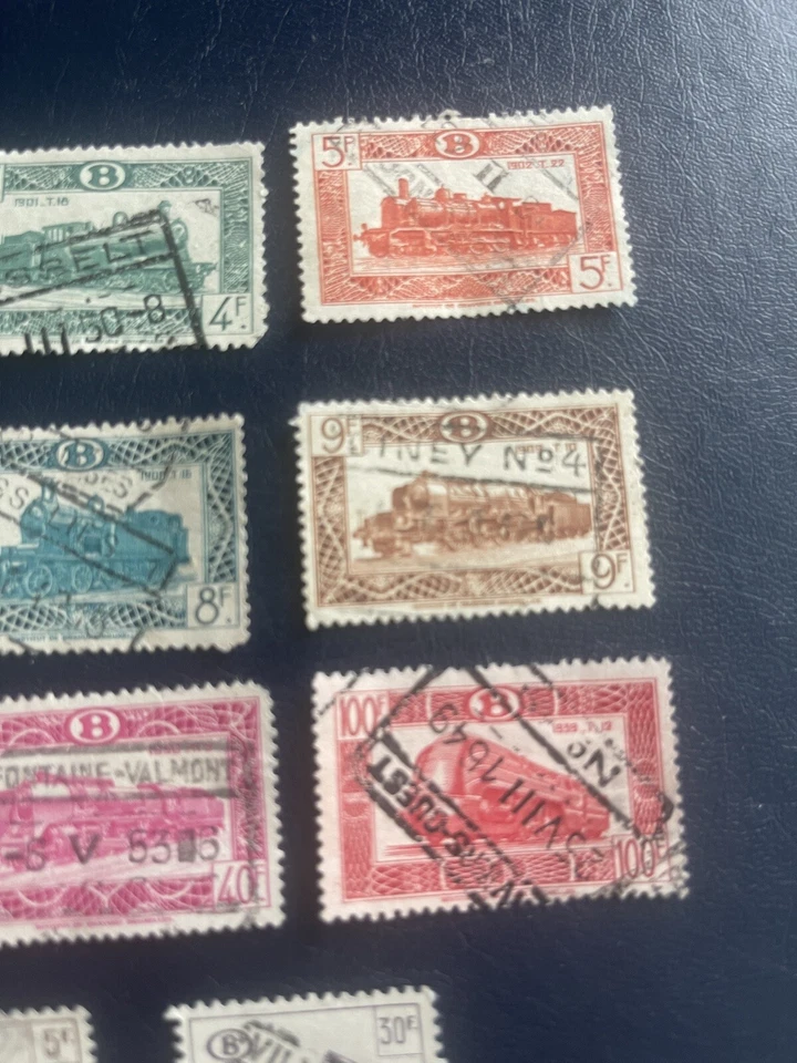 Belgium 1948-1966 Railway Parcelpost Used 16 Stamps, F/VF - Image 3 of 4