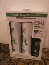 CHI Powerplus Starter Kit with Shampoo, Conditioner and Scalp Treatment 6fl oz