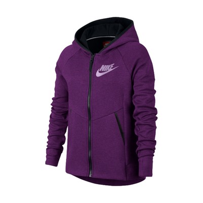 purple nike zip up jacket