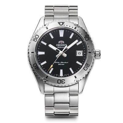 Orient Mako Sports RN-AC0Q01B Black Dial Diver Men Watch Automatic Mechanical