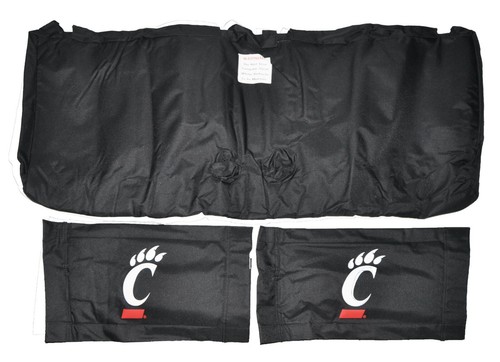 Cubierta de asiento enganche portador de carga al aire libre para acampar puerta trasera NCAA Cincinnati Bearcats - Imagen 2 de 6