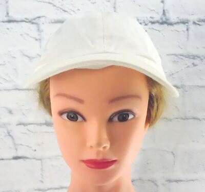Plain Dad Adult Baseball Cap Hat Strapback Adjustable OFF WHITE
