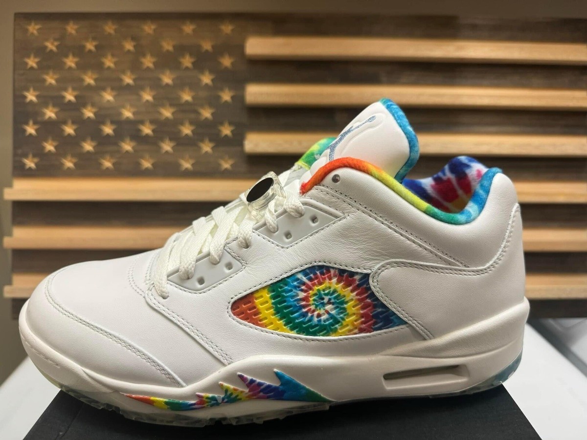 Jordan Brand（NIKE） - NIKE ナイキ AIR JORDAN 5 LOW GOLF PEACELOVE Air Jordan 5 Golf Low “Peace, Love, and Golf” Sz 11 Brand