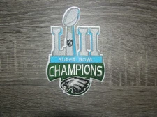 Philadelphia Eagles Super Bowl LII Champions Iron On Patch 3.5" x 5.5"