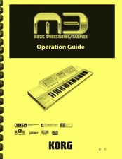 Korg M-3 Xpanded Sampler OPERATION GUIDE and ...