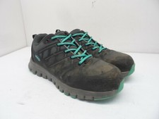 AGGRESSOR Women's Steel Toe Steel Plate Safety Work Shoe 1501 Gray/Black 8M