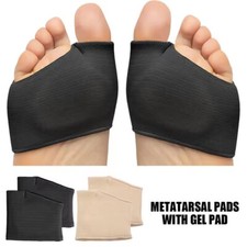 2x Metatarsal Pads Ball Foot Gel Cushion Forefoot Mortons Neuroma Pain Relief UK