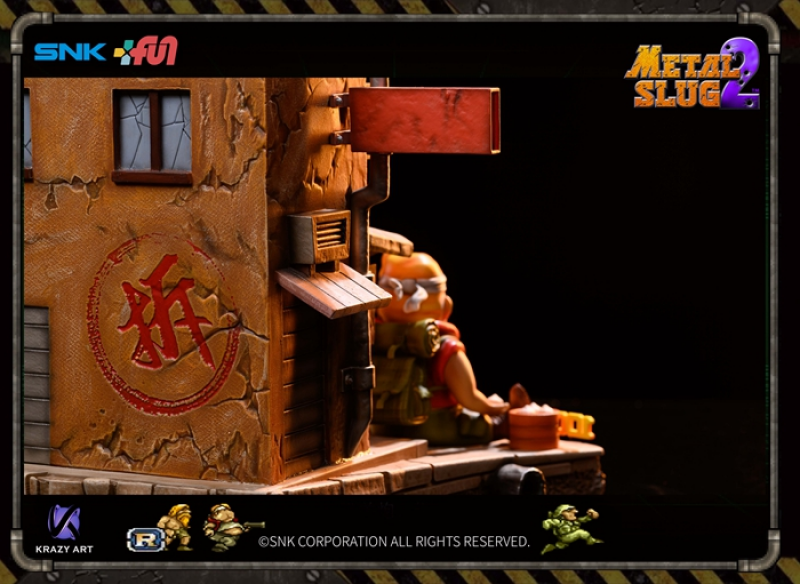 Krazy Art Studios Metal Slug 2 Fighting Chinatown Resin Model