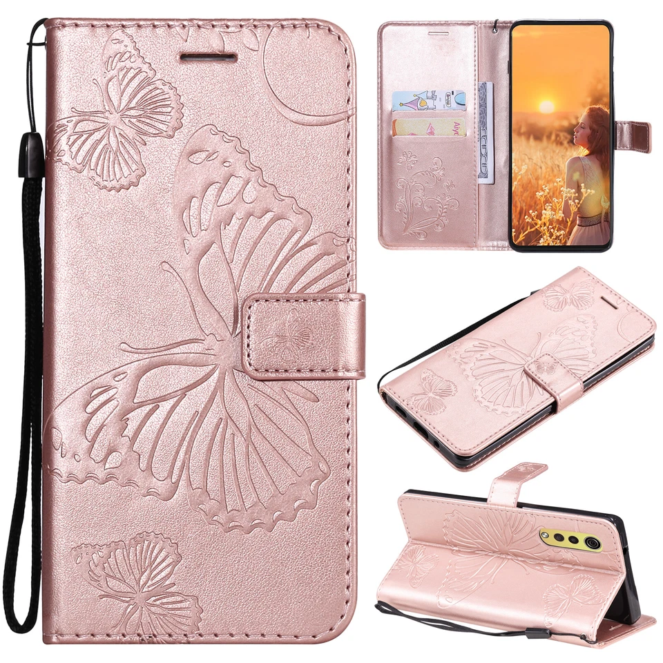 Case for LG K12 Plus V40 K10 V30 V50 Pattern PU Leather Flip Wallet Case Cover - Image 3 of 4