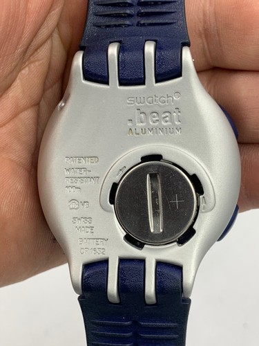 Swatch watch Beat Aluminum Digital New Battery Good Condition Works Rare - 第 2/8 張圖片