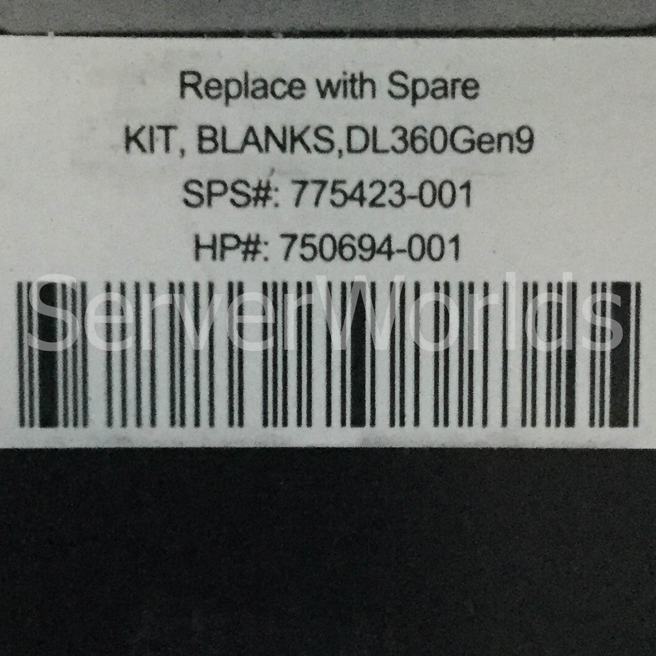 HP 775423-001 DL360 G9 blank kit | eBay 