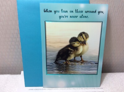 THINKING OF YOU RSVP CARD New w/Envelope  When you lean on those around you...''