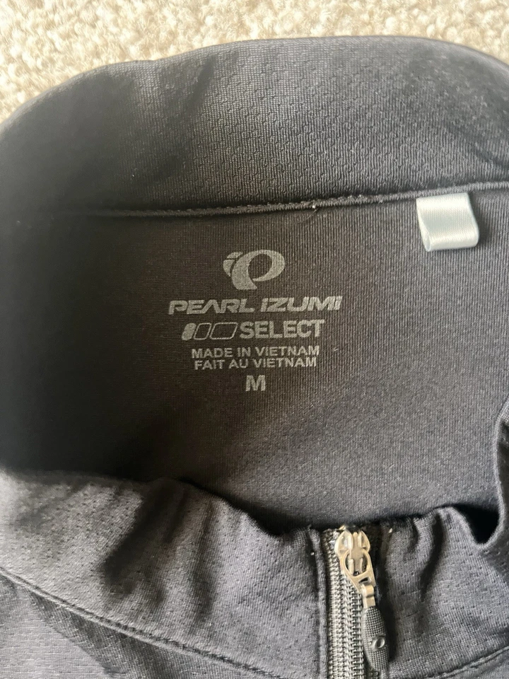 Pearl Izumi Select Men's Black/White Long Sleeve Cycling Jersey Shirt - Medium - Image 4 of 4