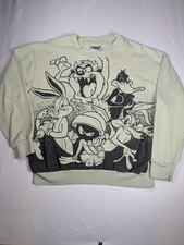 Size Youth Large 18x25 - looney tunes crewneck