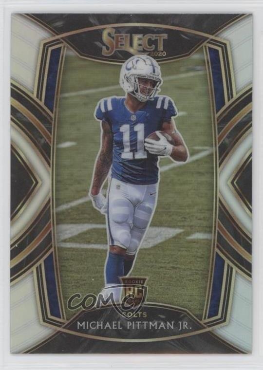 2020 Panini Select Club Level Silver Prizm Michael Pittman Jr #262 Rookie RC
