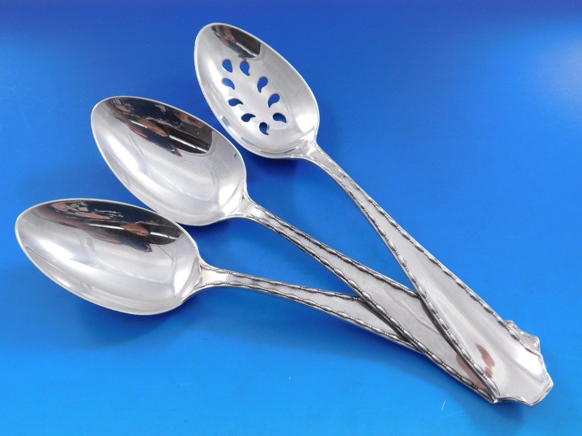 【ティファニー】純銀／デミタススプーン ２本セット「Marquise」 Marquise by Tiffany & Co. Sterling Silver Flatware Set 8 Service