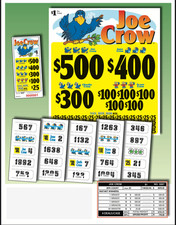 Hard Card - Pull Tickets - Tab Holder - Joe C...