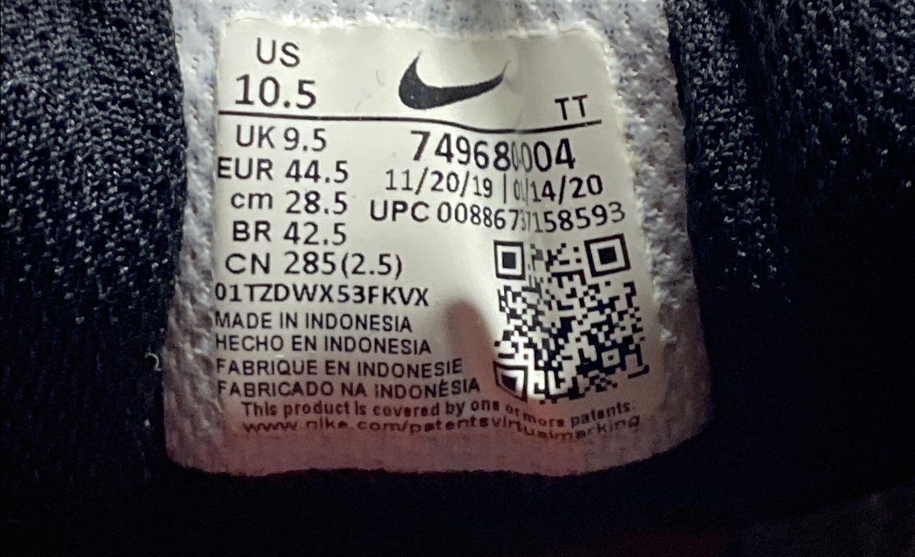 Nike Gray/red Solid Sneaker Athletic Sneaker Men … - image 6