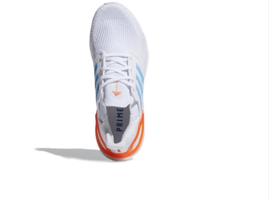 adidas gazelle silver green womens Adidas Ultra Boost 20 White Sharp Blue True Orange