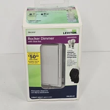 Decora Slide Dimmer Switch Dimmable LED Halogen Incandescent Bulb Gray DSL06-0LG