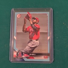 Jo Adell 2018 Bowman Draft Sky Blue Parallel /499 Los Angeles Angels BD-107 B0