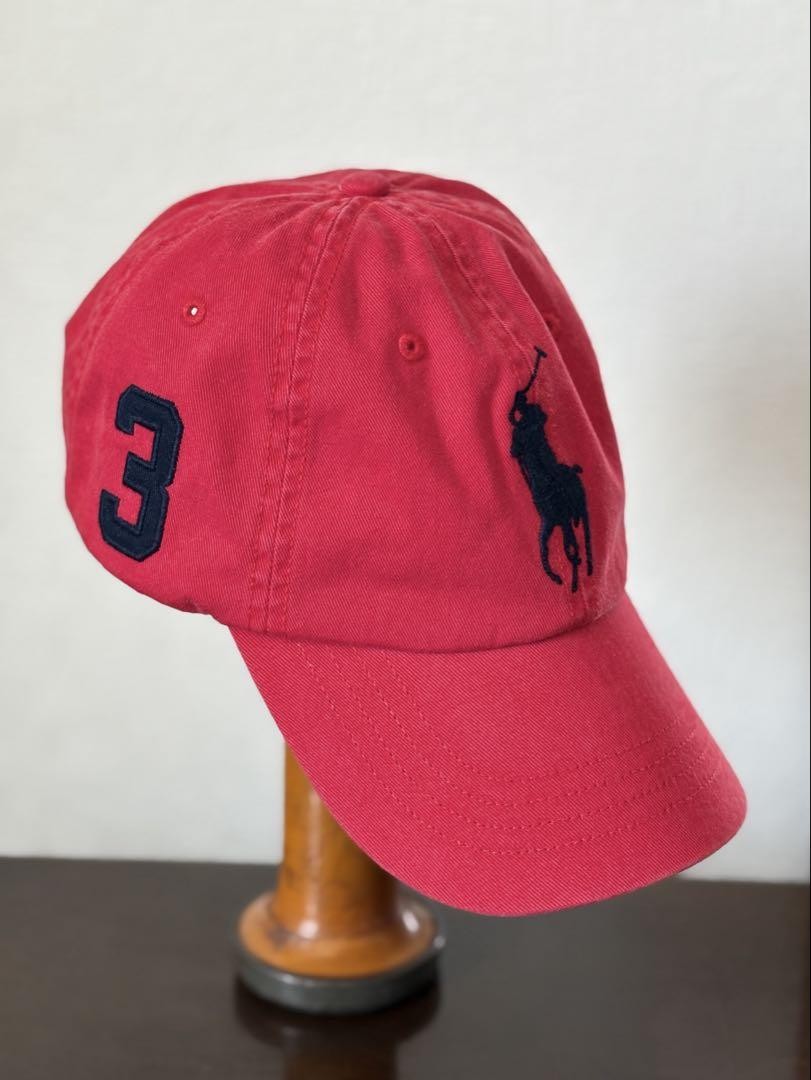 POLO Ralph Lauren Cappellino 6 Pannelli Rosso n.3 Big PONY