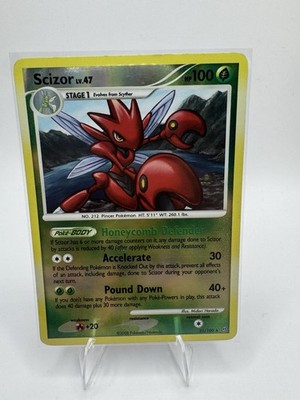 Pokémon TCG Scizor 25/100 Stormfront Reverse Holo Rare English Stage 1 100 HP