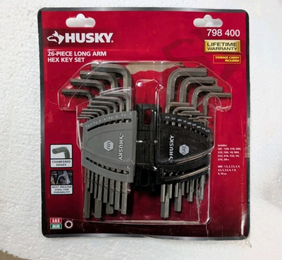 #ad #ad Husky 26 Piece SAE amp; Metric Long Arm Hex Key Set Allen Wrench Tool Kit 798 400 $17.00