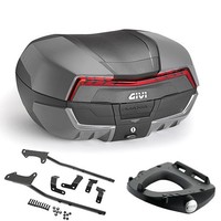 Givi Kit Bauletto V58NNG2 + Halterungen Honda Vfr 800 1998-2001 Schwarz 58LT