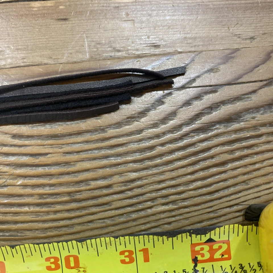 Nuevo Collar Boho Largo Blanco Turquesa Envolvente con Borla de Cuero. Foto 3 de 4