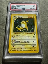 2000 POKEMON BASE SET 2 #16 RAICHU-HOLO PSA 7 TAIL SWIRL🐿️ 💫 on eBay