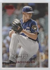 2018 Topps Stadium Club Red Foil Zach Davies #238 4ns