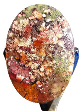 Natural Beautiful Indonesian Moss Agate Cabochon 001