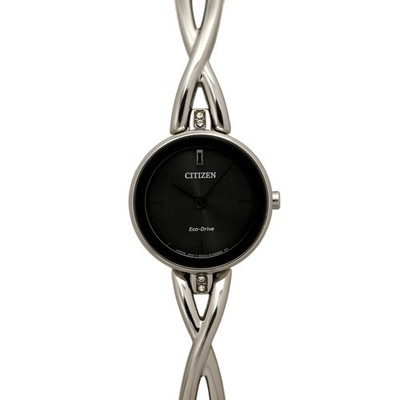 Citizen Women's Eco Drive Stainless Steel Bangle Bracelet Watch 23mm EX1420-50E