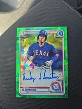 2020 Bowman Chrome - Autographs Randy Florentino #CPA-RF Green /99 (AU, RC)