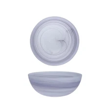  crate & barrel butter knife, fortessa la jolla amethyst large salad bowl 8"