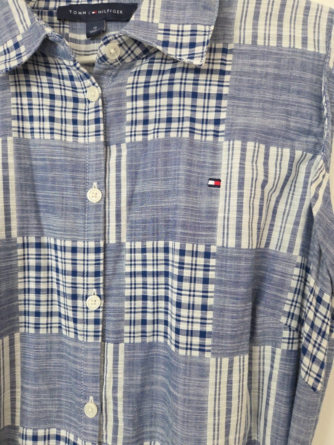 Tommy Hilfiger Womens Patchwork Checked Belted Dr… - image 2