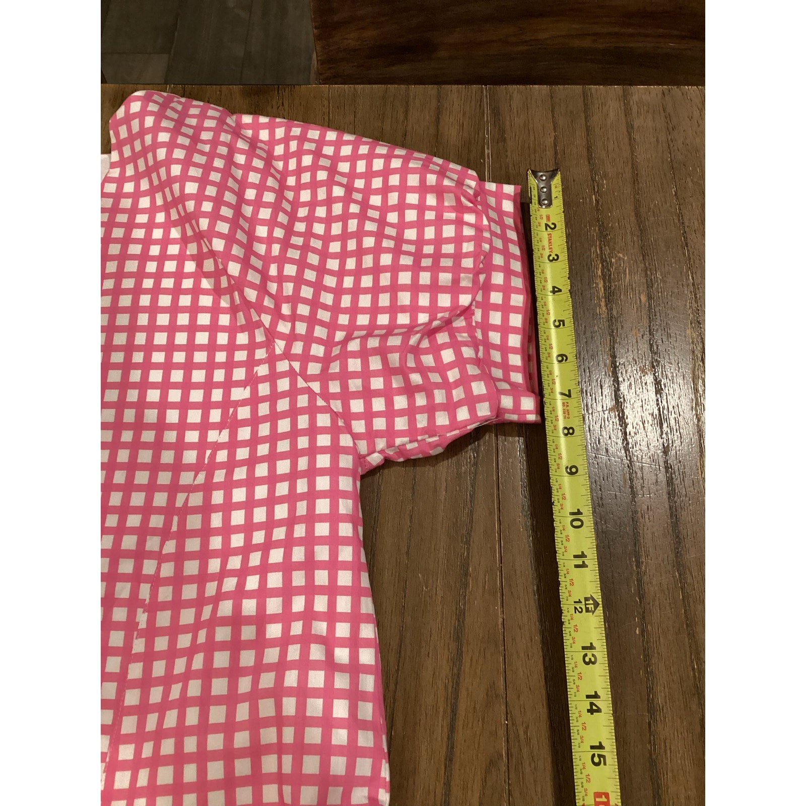 Brooke Wright lucy tiny pink check mini Dress Sho… - image 7