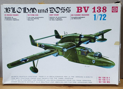 Super Model Blohm und Voss BV 138 German Flying Clog Airplane Model Kit 1:72
