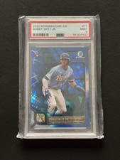 2022 Bowman Chrome PSA 9 Bobby Witt #77 Rookie RC Sapphire
